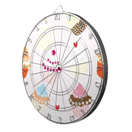 Cupcakes Dartscheibe (Vorderseite rechts)