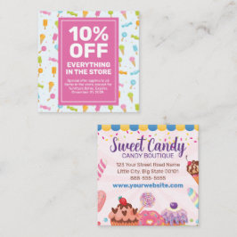 Cupcakes Discount Coupon Card