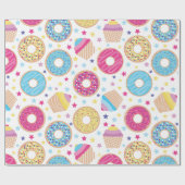Cupcakes/Donuts Geschenkpapier (Flach)