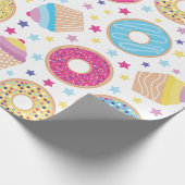 Cupcakes/Donuts Geschenkpapier (Ecke)