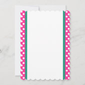 Cupcakes - Einladung zum Geburtstag (Rückseite)