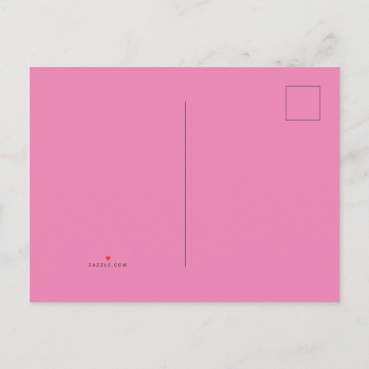 Cupcakes Einladungspostkarte (Rückseite)