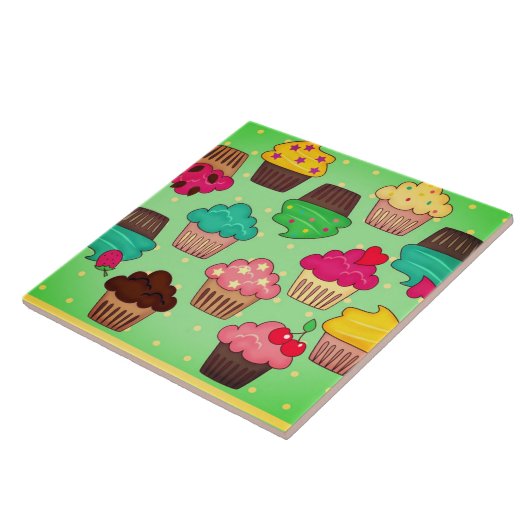 Cupcakes Fliese (Seite)