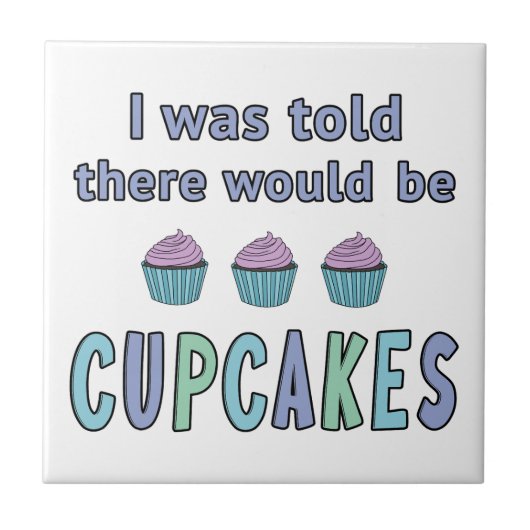 Cupcakes Fliese (Vorderseite)