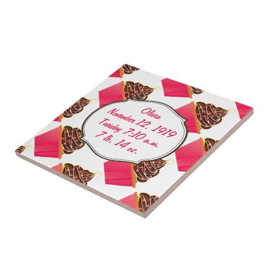 Cupcakes Fliese (Seite)