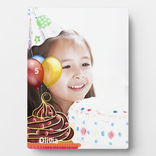 Cupcakes Fotoplatte (Vorderseite)