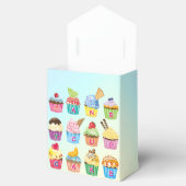 Cupcakes Fügen Sie Ihren Namen Monogram Delicious Geschenkschachtel (Geöffnet)