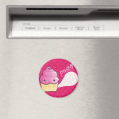 Cupcakes Furz Sprinkles Rosa Magnet (In Situ (Geschirrspüler))