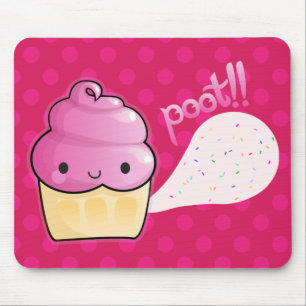 Cupcakes Furz Sprinkles Rosa Mousepad