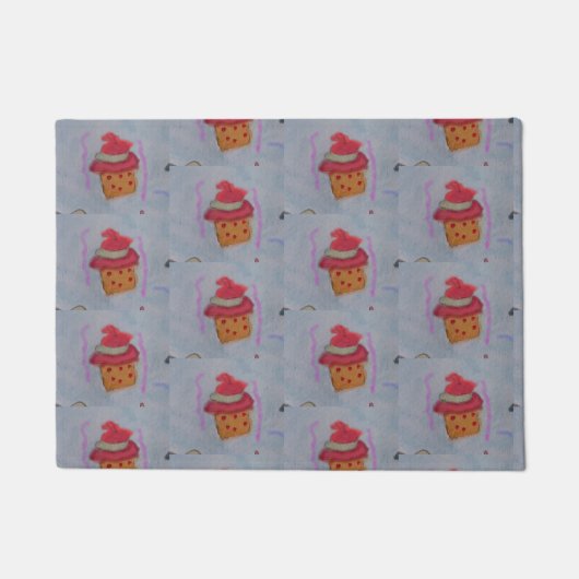 Cupcakes Fußmatte (Vorderseite)