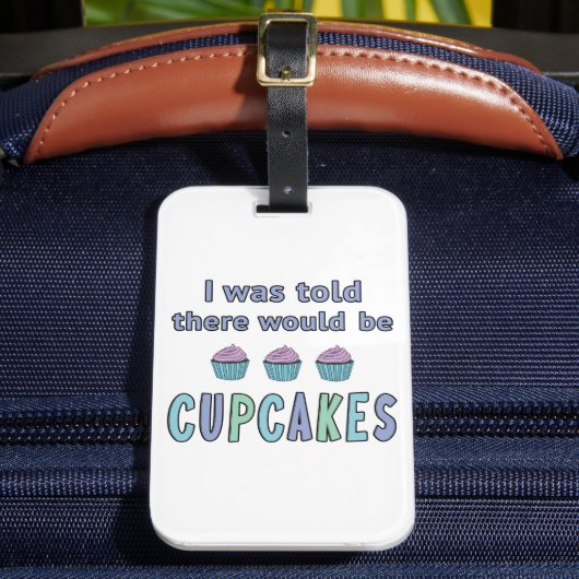Cupcakes Gepäckanhänger (Vorderseite Insitu 2)
