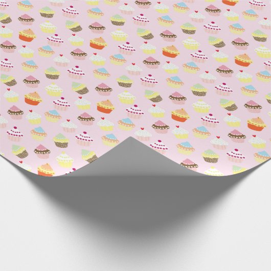 Cupcakes Geschenkpapier (Ecke)