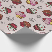 Cupcakes Geschenkpapier (Ecke)