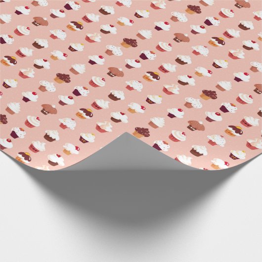 Cupcakes Geschenkpapier (Ecke)