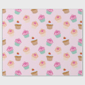 Cupcakes Geschenkpapier (Flach)