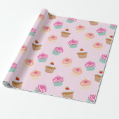 Cupcakes Geschenkpapier (Ungerollt)