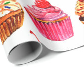 Cupcakes Geschenkpapier (Rolleneckpunkt)
