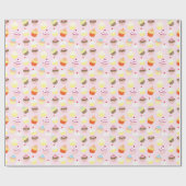 Cupcakes Geschenkpapier (Flach)
