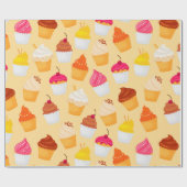 Cupcakes Geschenkpapier (Flach)
