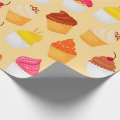 Cupcakes Geschenkpapier (Ecke)