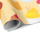Cupcakes Geschenkpapier (Rolleneckpunkt)