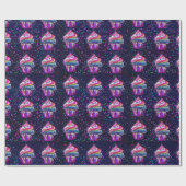 Cupcakes Geschenkpapier (Flach)