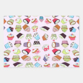 Cupcakes Geschenkpapier Set (Vorderseite)