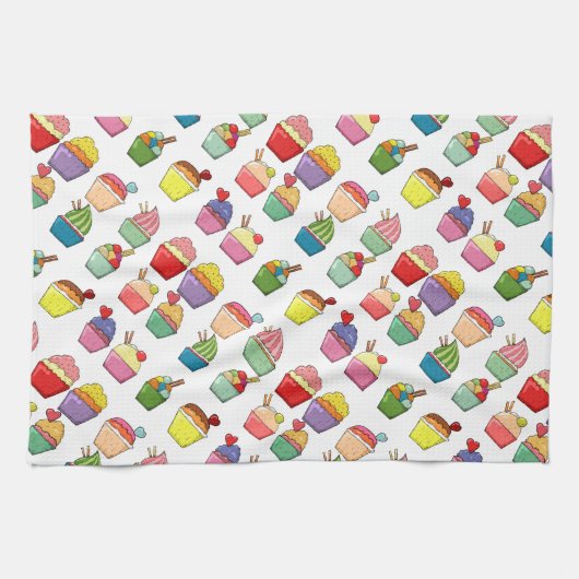 Cupcakes Geschirrtuch (Horizontal)