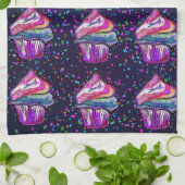 Cupcakes Geschirrtuch (Gefaltet)