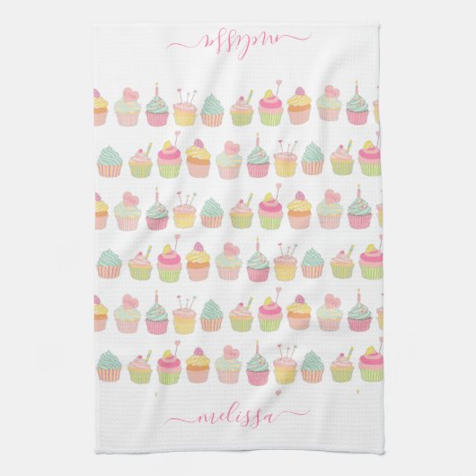 Cupcakes Geschirrtuch (Vertikal)