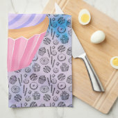 Cupcakes Geschirrtuch (Viertel Falte)