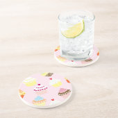 Cupcakes Getränkeuntersetzer (Seite)