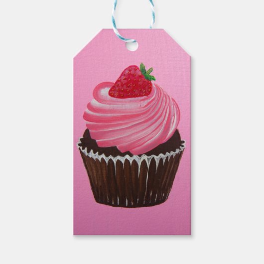 Cupcakes Gift Tags Geschenkanhänger (Vorderseite)