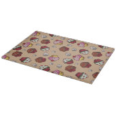 Cupcakes Grafik Hintergrund Schneidebrett (Ecke)