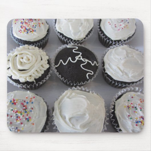 Cupcakes im Überfluss Mousepad (Vorne)