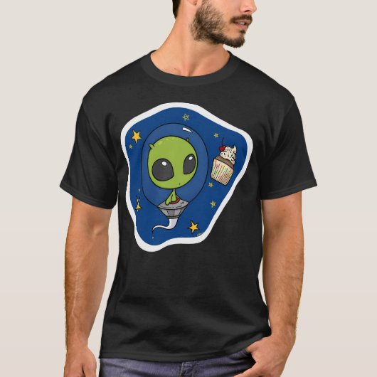 Cupcakes In Space T-Shirt (Vorderseite)
