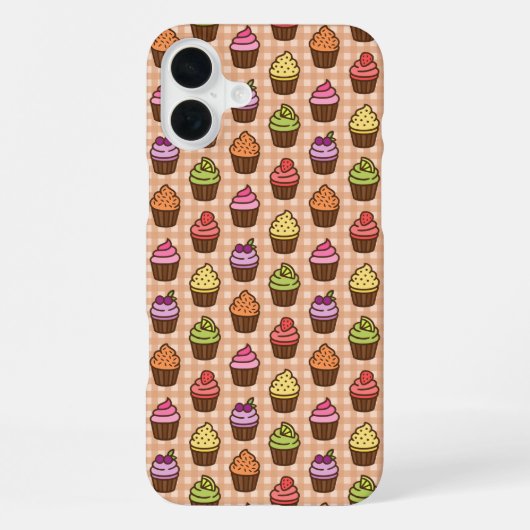 Cupcakes iPhone Hülle (Rückseite)