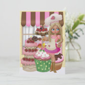 Cupcakes irgendjemand? - SRF Einladung (Stehend Vorderseite)