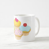 Cupcakes Kaffeetasse (VorderseiteRechts)