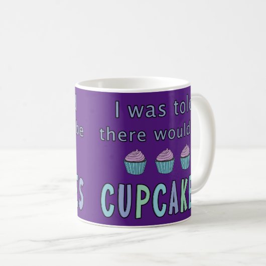Cupcakes Kaffeetasse (VorderseiteRechts)