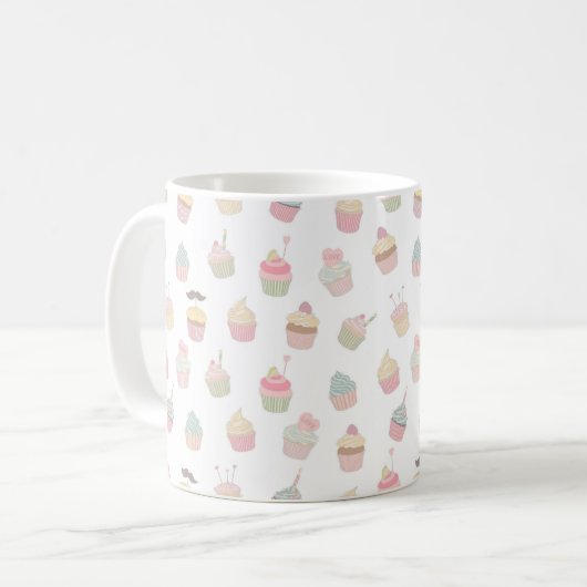 Cupcakes Kaffeetasse (Vorderseite Links)