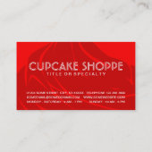 cupcakes Karo-Briefmarke Treuekarte (Rückseite)