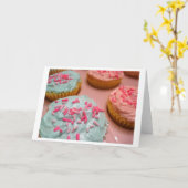 Cupcakes Karte (Gelbe Blume)