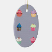 Cupcakes Keramik Ornament (Rechts)