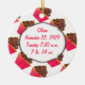 Cupcakes Keramikornament (Vorne)