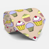 Cupcakes-Krawatte Krawatte (Gerollt)