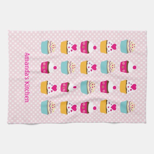 Cupcakes Küchentücher (Horizontal)