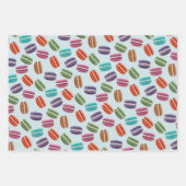 Cupcakes Macaroons und Candy Wirbel Patterns Geschenkpapier Set (Vorderseite 2)