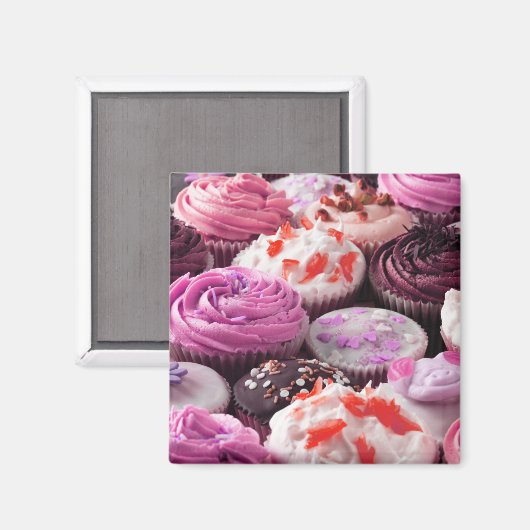Cupcakes Magnet (Vorderseite/Rückseite)