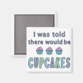 Cupcakes Magnet (Vorderseite/Rückseite)